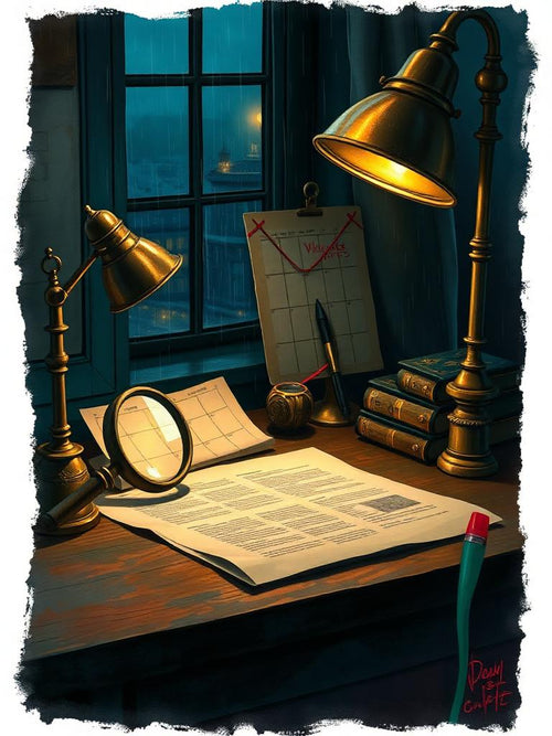 Detective Mystery Agency adult printable adventure kit